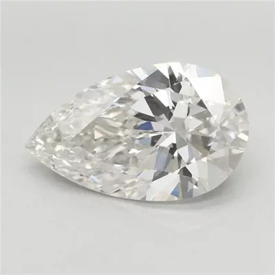 4.09ct G VVS2 Rare Carat Ideal Cut Pear Lab Grown Diamond