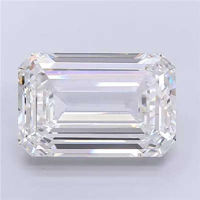 18.09ct F VS1 Rare Carat Ideal Cut Emerald Lab Grown Diamond
