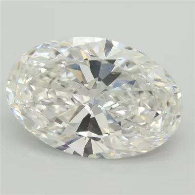 9.66ct E VVS2 Very Good Cut Oval Lab Grown Diamond