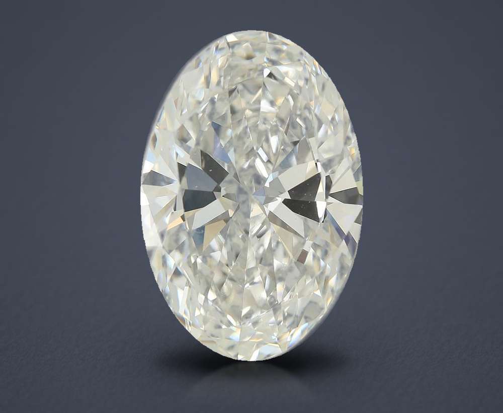 9.66ct E VVS2 Very Good Cut Oval Lab Grown Diamond