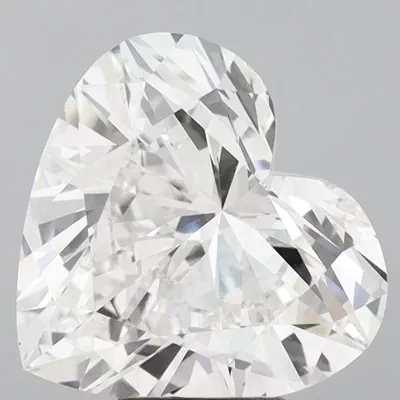 5.55ct F VVS2 Excellent Cut Heart Lab Grown Diamond