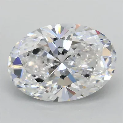 2.08ct D VS1 Rare Carat Ideal Cut Oval Lab Grown Diamond