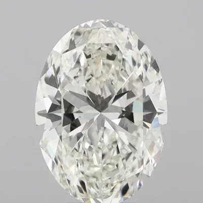 3.51ct K VS1 Rare Carat Ideal Cut Oval Diamond