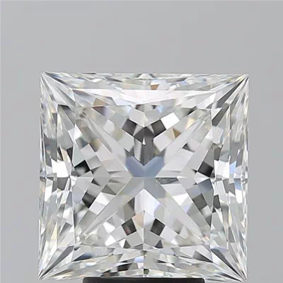 6.02ct H VS1 Rare Carat Ideal Cut Princess Diamond