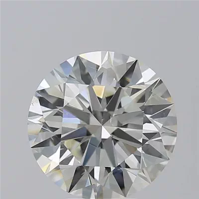 5.02ct J SI1 Rare Carat Ideal Cut Round Diamond