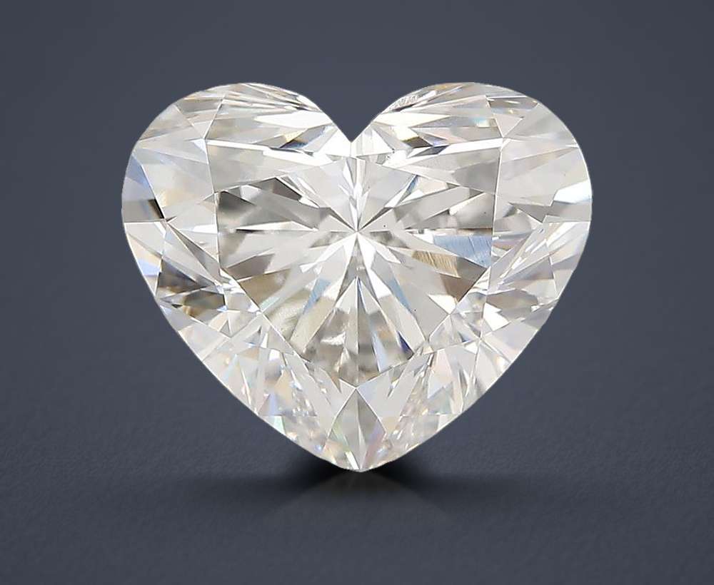 5.19ct G VS1 Rare Carat Ideal Cut Heart Lab Grown Diamond