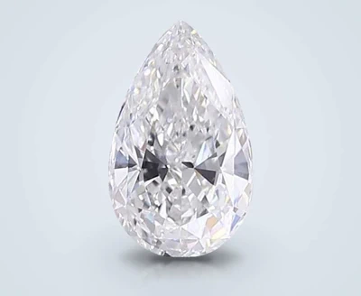 2.63ct F VS1 Rare Carat Ideal Cut Pear Lab Grown Diamond
