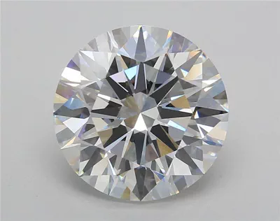 6.03ct F VVS2 Rare Carat Ideal Cut Round Lab Grown Diamond
