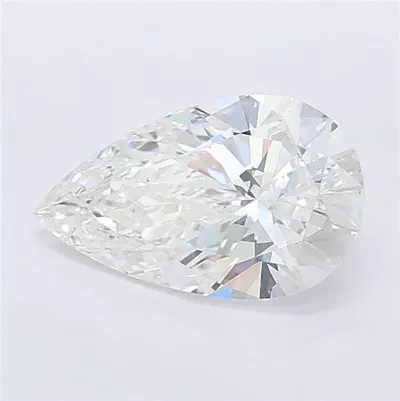 0.99ct E VS1 Rare Carat Ideal Cut Pear Lab Grown Diamond