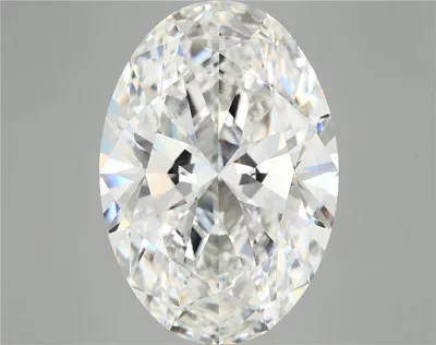 12.21ct F VVS2 Rare Carat Ideal Cut Oval Lab Grown Diamond