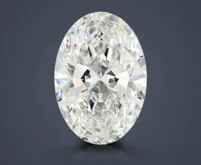 12.21ct F VVS2 Rare Carat Ideal Cut Oval Lab Grown Diamond