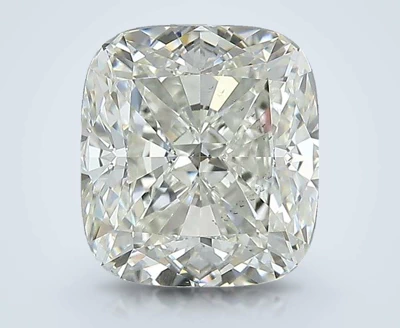 2.61ct K SI1 Rare Carat Ideal Cut Cushion Diamond