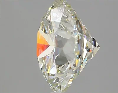 4.08ct I SI2 Rare Carat Ideal Cut Round Diamond