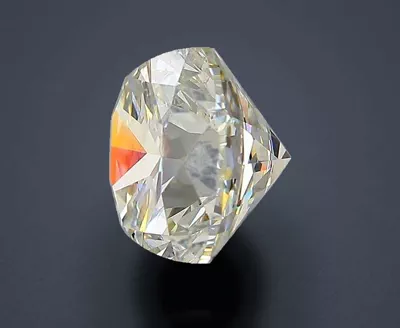4.08ct I SI2 Rare Carat Ideal Cut Round Diamond