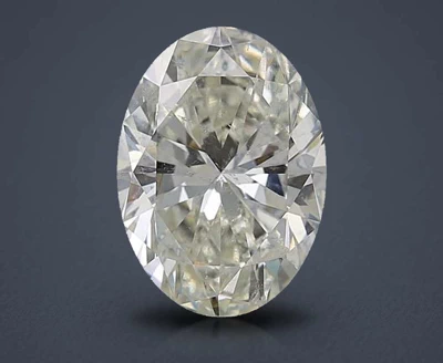 4.02ct J SI2 Rare Carat Ideal Cut Oval Diamond