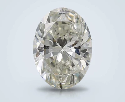 4.02ct J SI2 Rare Carat Ideal Cut Oval Diamond