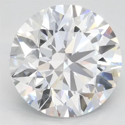 3.37ct D IF Rare Carat Ideal Cut Round Lab Grown Diamond