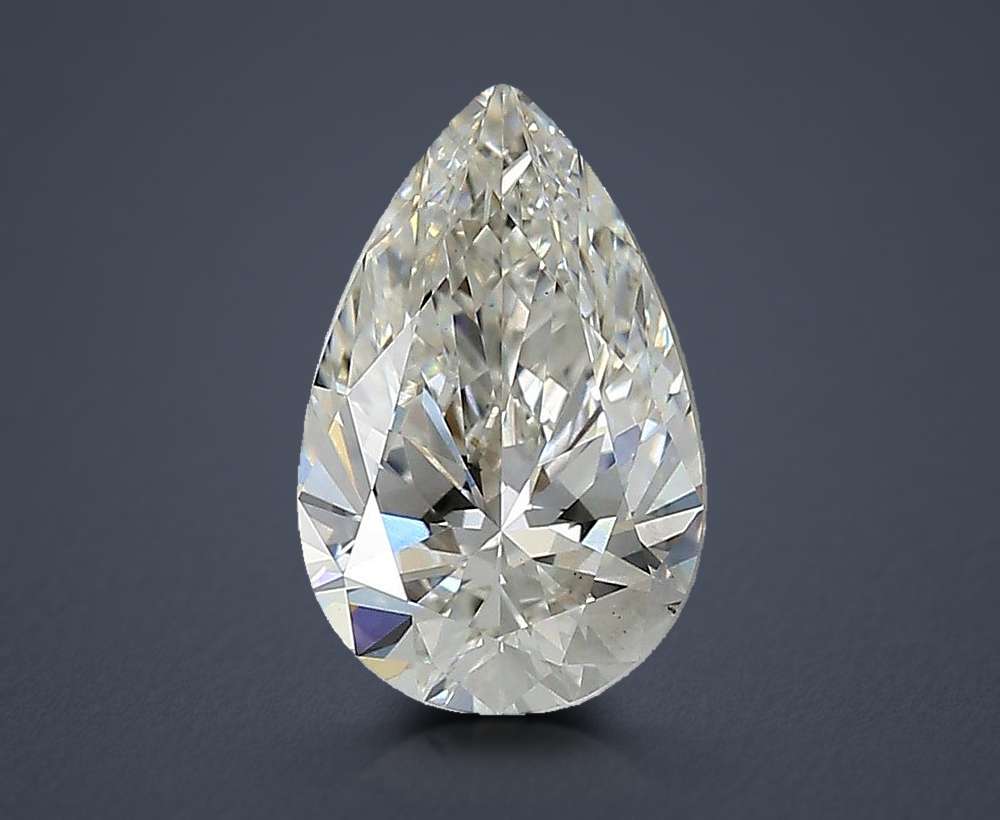 1.52ct F VS1 Rare Carat Ideal Cut Pear Lab Grown Diamond