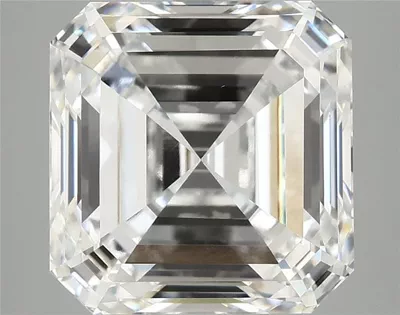 7.00ct F VVS2 Rare Carat Ideal Cut Asscher Lab Grown Diamond