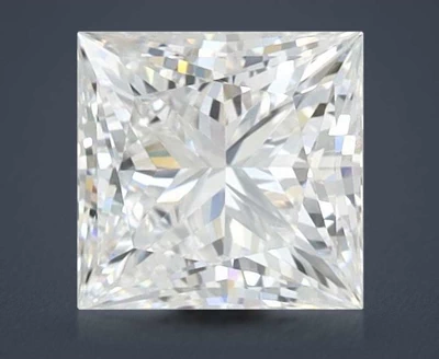 1.05ct D IF Rare Carat Ideal Cut Princess Lab Grown Diamond
