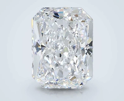 3.02ct D VS2 Rare Carat Ideal Cut Radiant Diamond