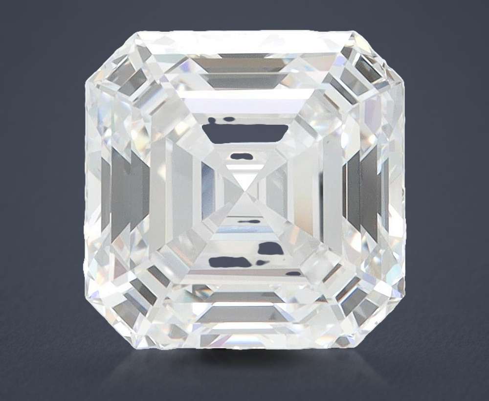 4.07ct D VVS2 Rare Carat Ideal Cut Asscher Lab Grown Diamond