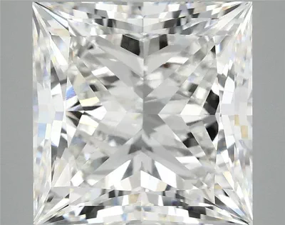 8.01ct F VVS2 Rare Carat Ideal Cut Princess Lab Grown Diamond