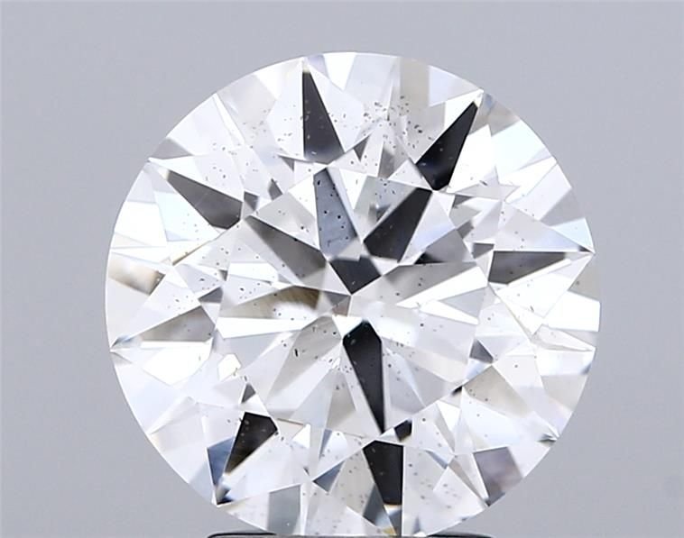 3.53ct F SI1 Excellent Cut Round Lab Grown Diamond