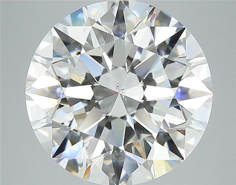 6.07ct G SI1 Rare Carat Ideal Cut Round Diamond