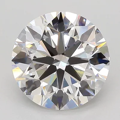 3.09ct E VVS2 Rare Carat Ideal Cut Round Lab Grown Diamond