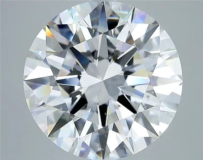 5.10ct F SI1 Excellent Cut Round Diamond