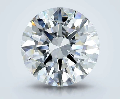 5.10ct F SI1 Rare Carat Ideal Cut Round Diamond