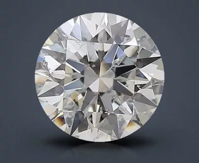 4.01ct H SI2 Rare Carat Ideal Cut Round Diamond