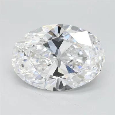 1.55ct D VVS1 Rare Carat Ideal Cut Oval Lab Grown Diamond