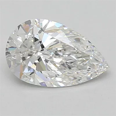 1.36ct D VS1 Rare Carat Ideal Cut Pear Lab Grown Diamond