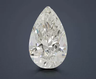 2.92ct F VVS2 Rare Carat Ideal Cut Pear Lab Grown Diamond