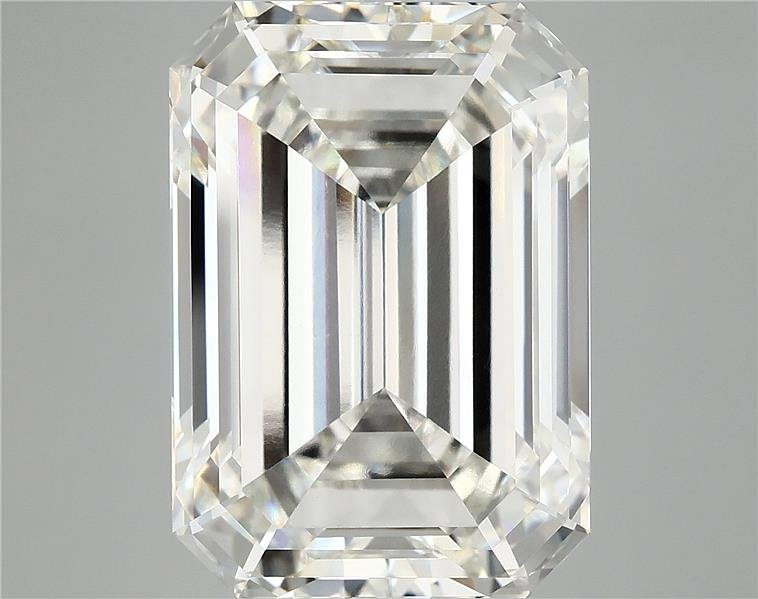 13.72ct G VVS2 Rare Carat Ideal Cut Emerald Lab Grown Diamond