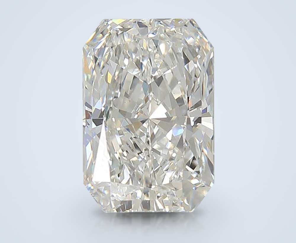 4.01ct E VVS2 Rare Carat Ideal Cut Radiant Lab Grown Diamond