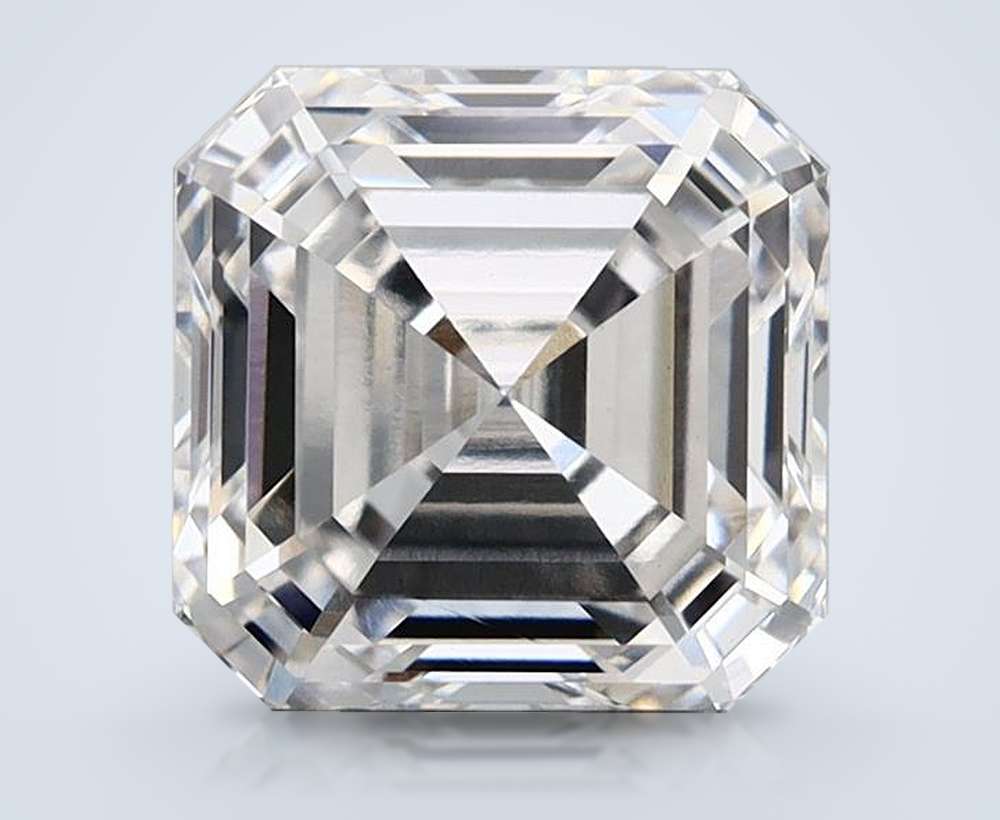 2.78ct E VVS2 Rare Carat Ideal Cut Asscher Lab Grown Diamond