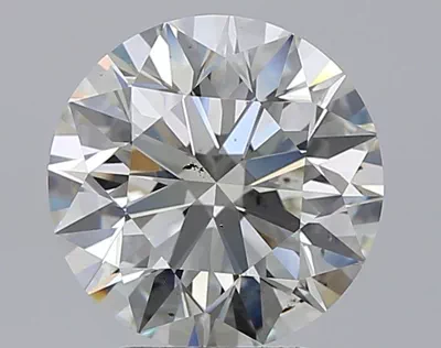3.30ct J SI1 Rare Carat Ideal Cut Round Diamond