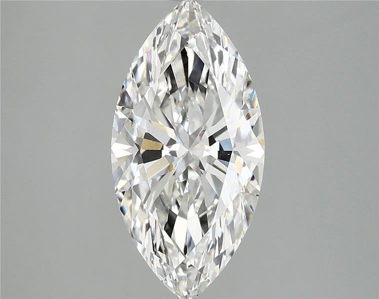 2.69ct F VS1 Very Good Cut Marquise Lab Grown Diamond