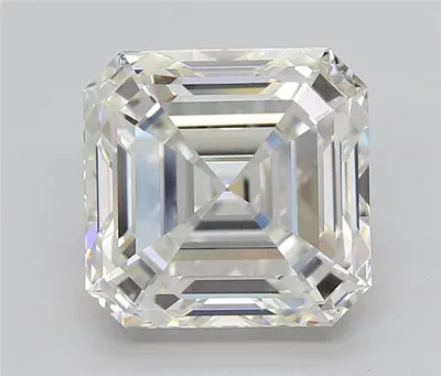 8.12ct H VVS2 Rare Carat Ideal Cut Asscher Diamond