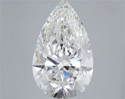 10.08ct F VS1 Rare Carat Ideal Cut Pear Lab Grown Diamond