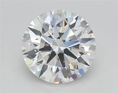 2.42ct E VVS2 Rare Carat Ideal Cut Round Lab Grown Diamond