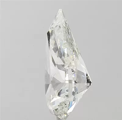 7.01ct H SI2 Rare Carat Ideal Cut Pear Diamond