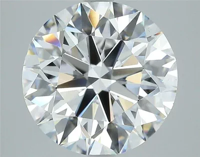 5.01ct E VS2 Rare Carat Ideal Cut Round Diamond