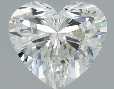 0.61ct H SI1 Rare Carat Ideal Cut Heart Diamond