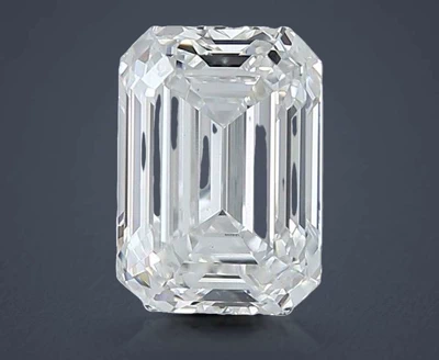 1.51ct F VS1 Rare Carat Ideal Cut Emerald Lab Grown Diamond