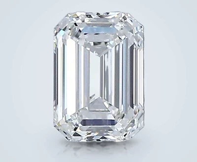 0.60ct G VVS2 Rare Carat Ideal Cut Emerald Diamond