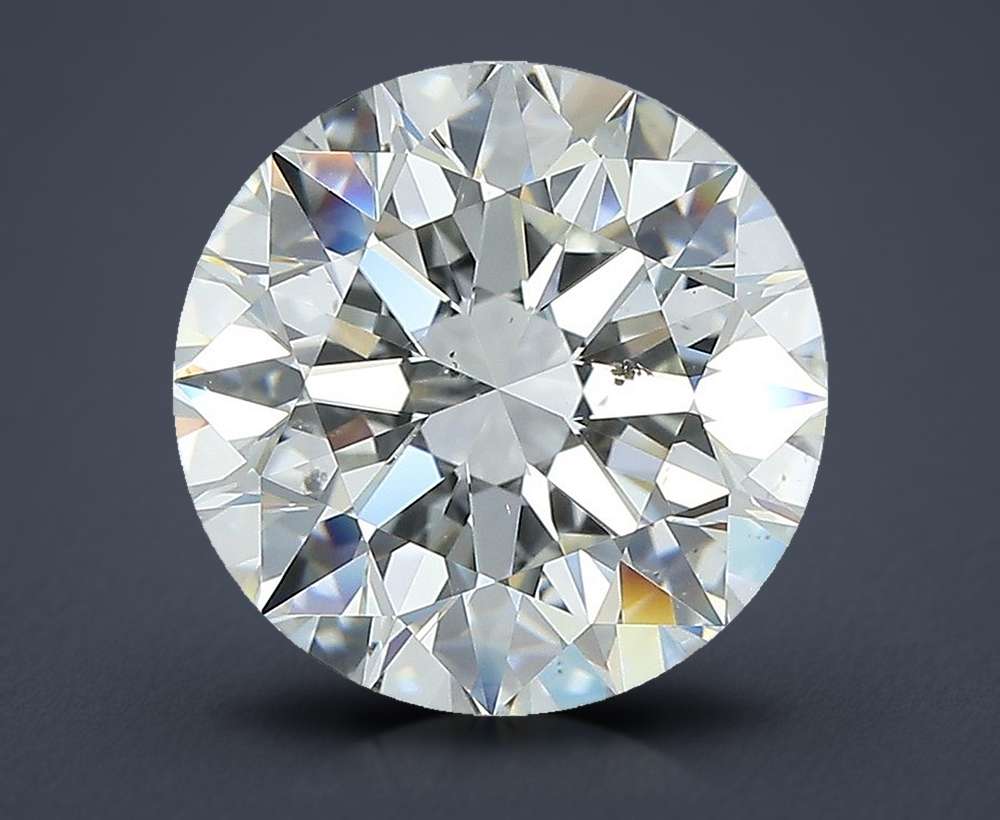 5.01ct I SI1 Rare Carat Ideal Cut Round Diamond